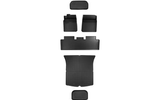 Various kinds of mat liners of a Tesla